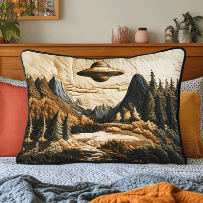 Alien Arrival Quilted Bedding Pillow Case NCU0DV4178
