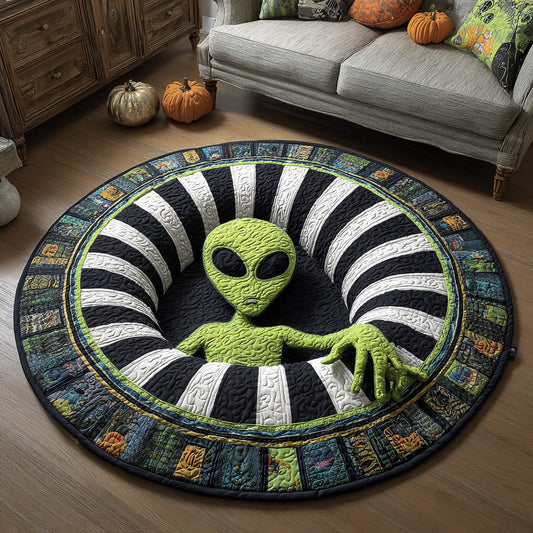 Alien Depths Quilted Round Mat NCU0DV7586