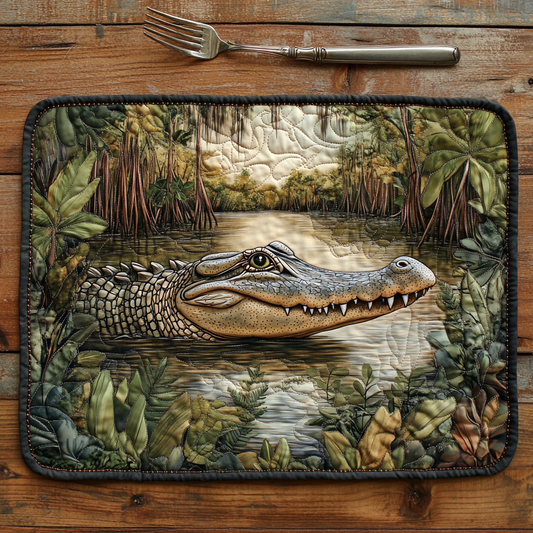 Alligator National Park Quilted Place Mat NCU0DV5667