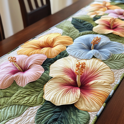 Aloha Bloom Quilted Table Runner NCU0VL1791