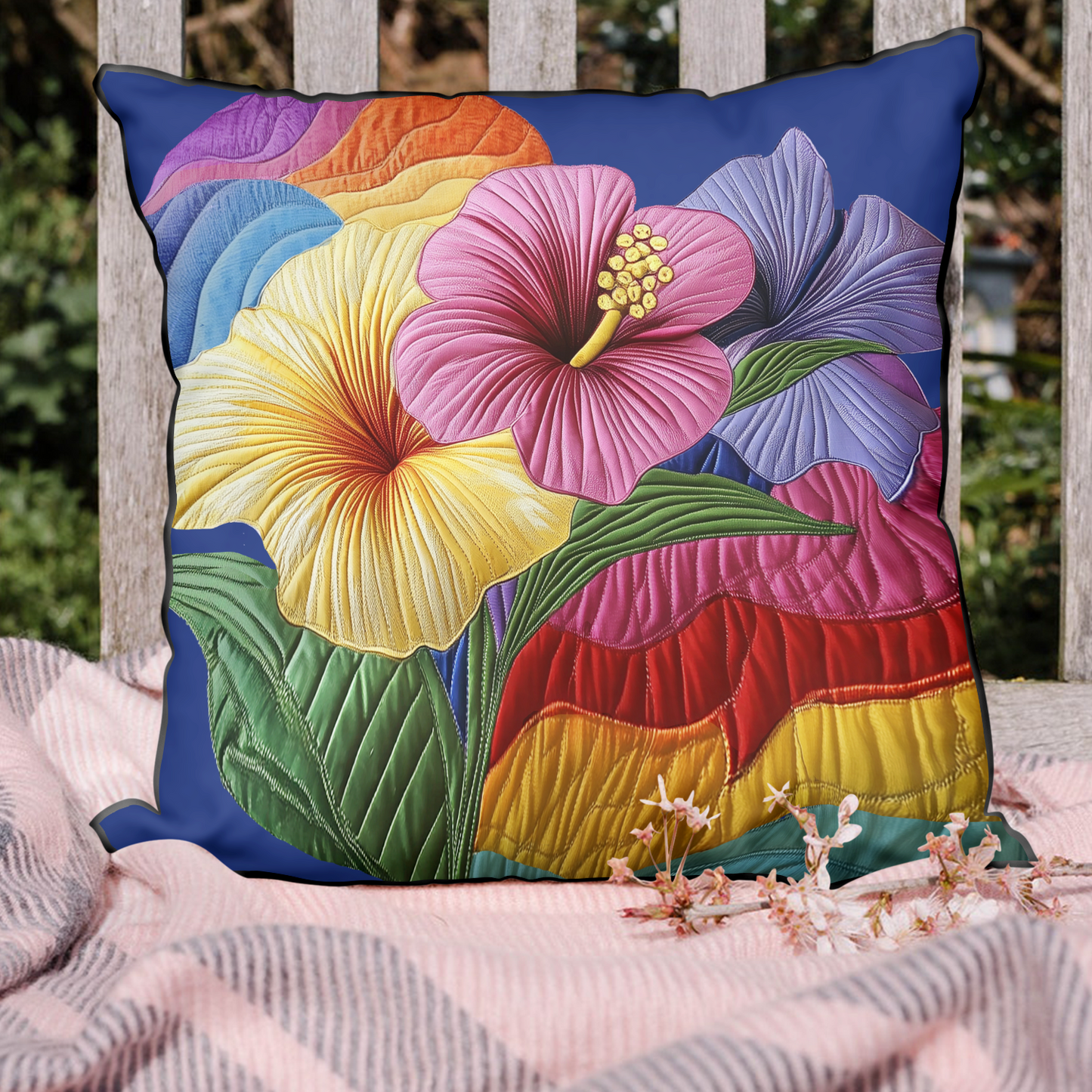 Aloha Blossom Quilted Pillow Case NCU0DK6174