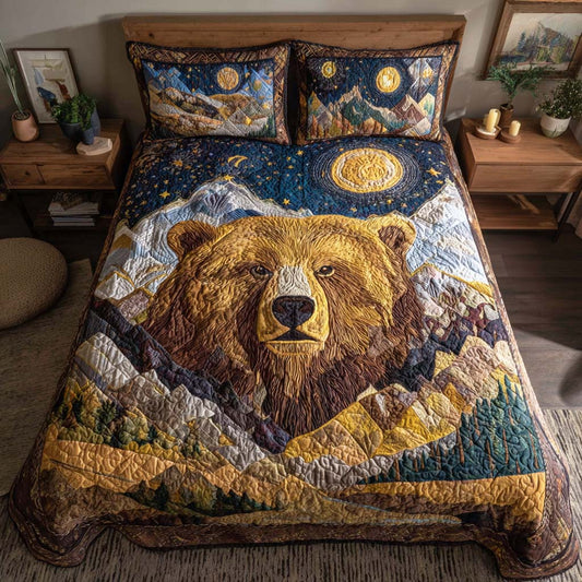 Alpha Hunter 3-Piece Quilted Bedding Set NCU0TD218