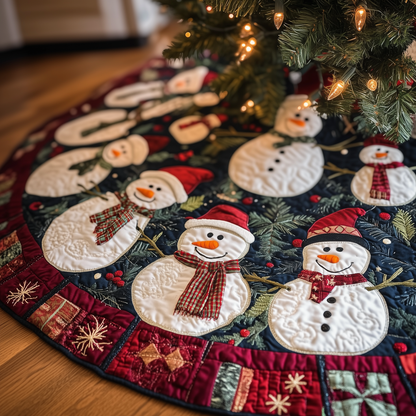 Christmas Quilted Tree Skirt NCU0VT43