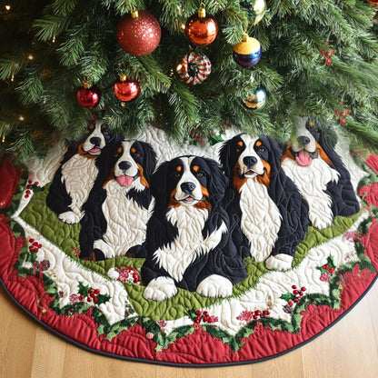 Alpine Adventure Quilted Christmas Tree Skirt NCU0PT2582