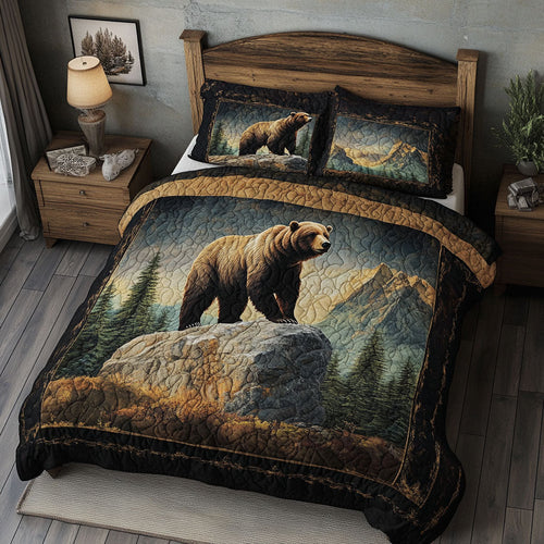 Alpine Escape 3-Piece Quilted Bedding Set NCU0PT3443