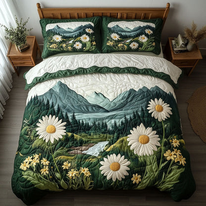 Alpine Glow 3-Piece Quilted Bedding Set NCU0NT5997