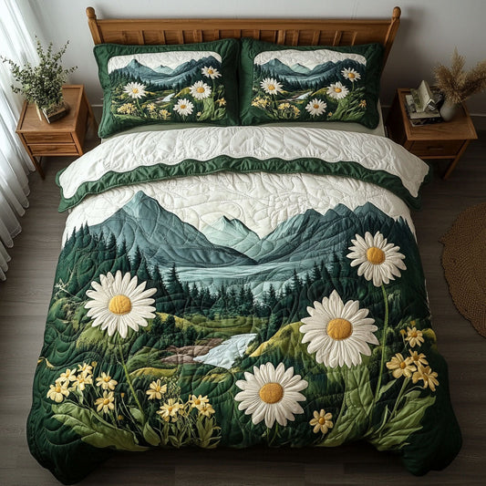 Alpine Glow 3-Piece Quilted Bedding Set NCU0NT5997