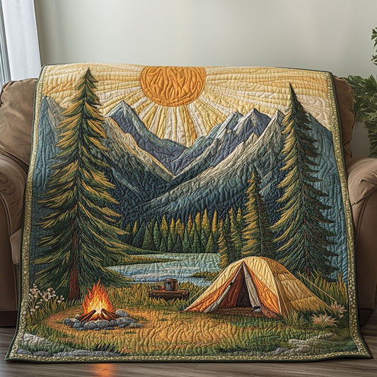 Alpine Glow Quilted Blanket NCU0PT4575