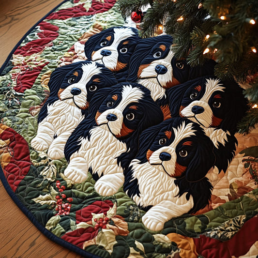 Alpine Haven Quilted Christmas Tree Skirt NCU0PT2584