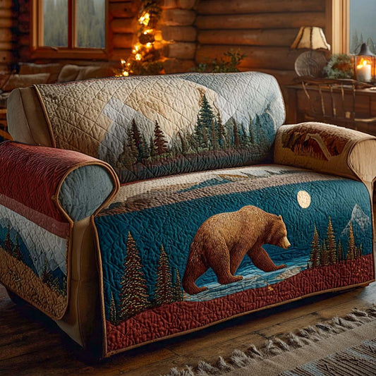 Alpine Haven Quilted Sofa Cover NCU0XD1736