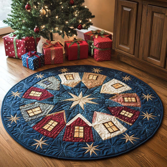Alpine Night Serenity Quilted Round Mat NCU0XD185