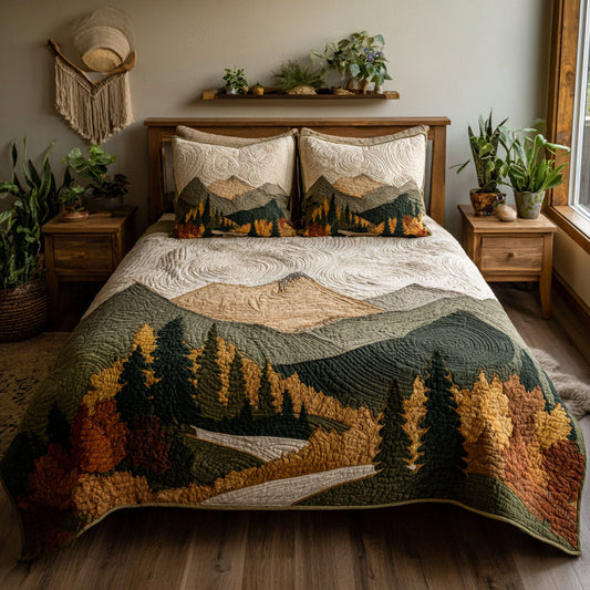 Alpine Rise 3-Piece Quilted Bedding Set NCU0DK11624