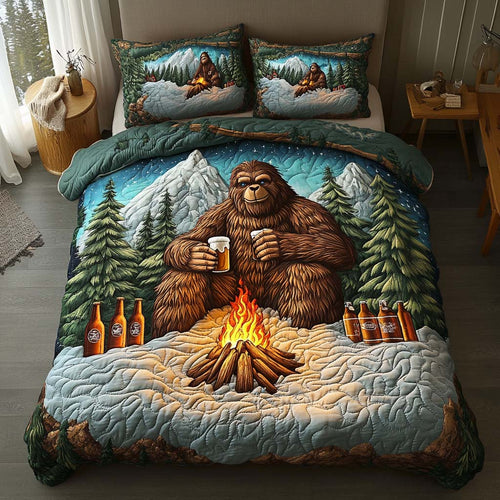 Alpine Sips 3-Piece Quilted Bedding Set NCU0NT8005