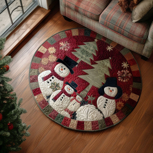 Alpine Smiles Quilted Round Mat NCU0PT10422