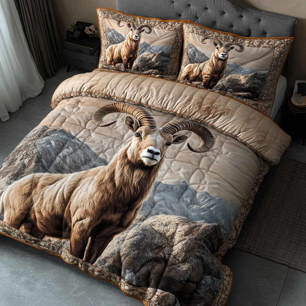 Alpine Spirit 3-Piece Quilted Bedding Set NCU0DK6580 – Vantique