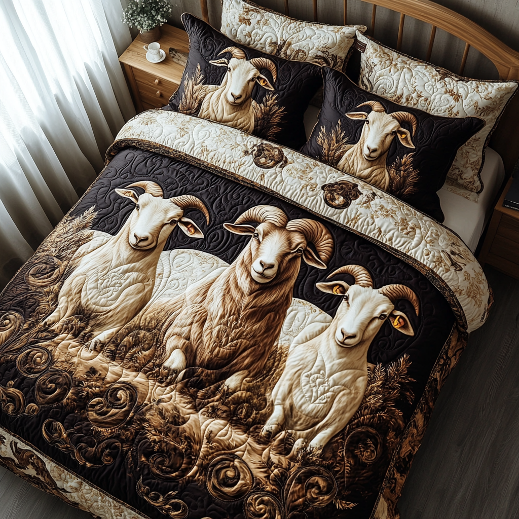 Alpine Spirit 3-Piece Quilted Bedding Set NCU0DV3591