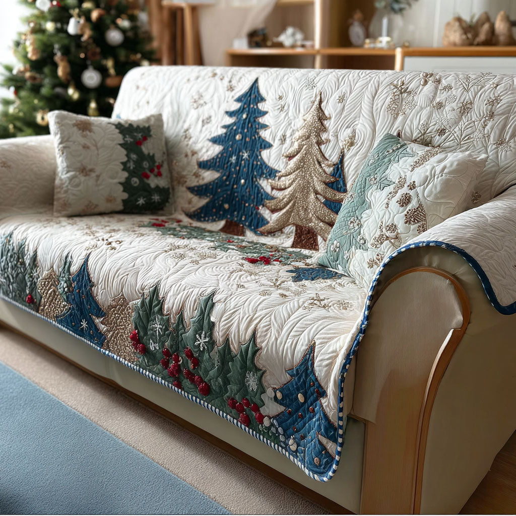 Alpine Tree Lane Quilted Sofa Cover NCU0PT10586