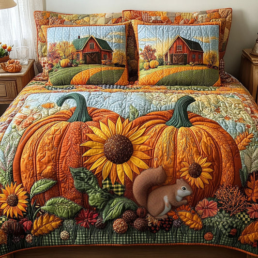 Amber Acres 3-Piece Quilted Bedding Set NCU0PT8260