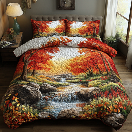 Amber Creek 3-Piece Quilted Bedding Set NCU0VL2837