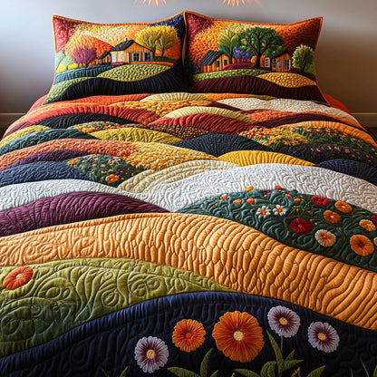 Amber Fields 3-Piece Quilted Bedding Set NCU0PT7331