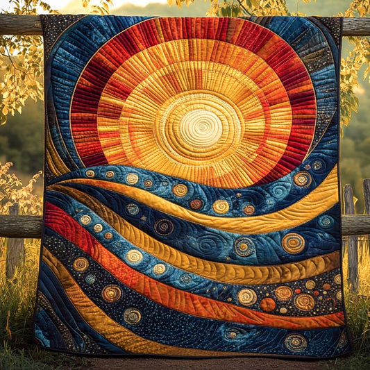 Amber Horizon Quilted Blanket NCU0XD115
