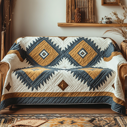 Amber Horizon Quilted Sofa Cover NCU0DK10832