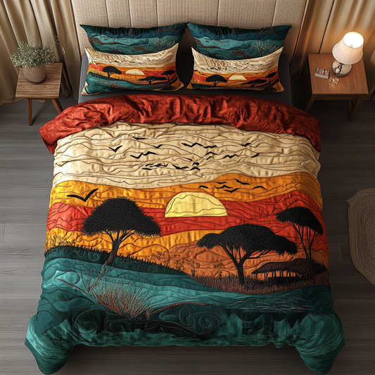 Amber Plains 3-Piece Quilted Bedding Set NCU0VH5636