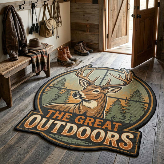 Amber Wilderness Custom Shape Area Rug NCU0HH1985