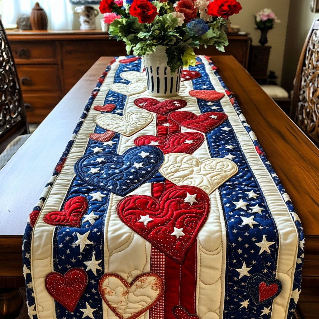 American Embrace Quilted Table Runner NCU0NT7416