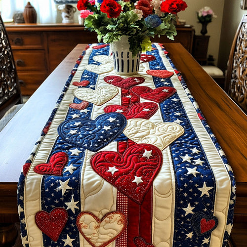 American Embrace Quilted Table Runner NCU0NT7416