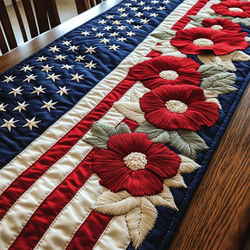 American Glory Quilted Table Runner NCU0VH4807