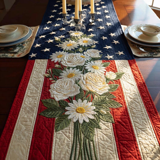 American Honor Quilted Table Runner NCU0DV9356