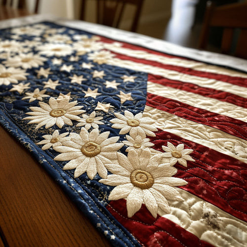 American Pride Quilted Table Runner NCU0PT4815