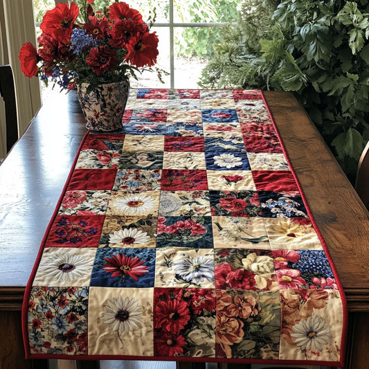 American Wildflowers Quilted Table Runner NCU0PT4816