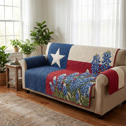 Americana Blossom Quilted Sofa Cover NCU0DK12155