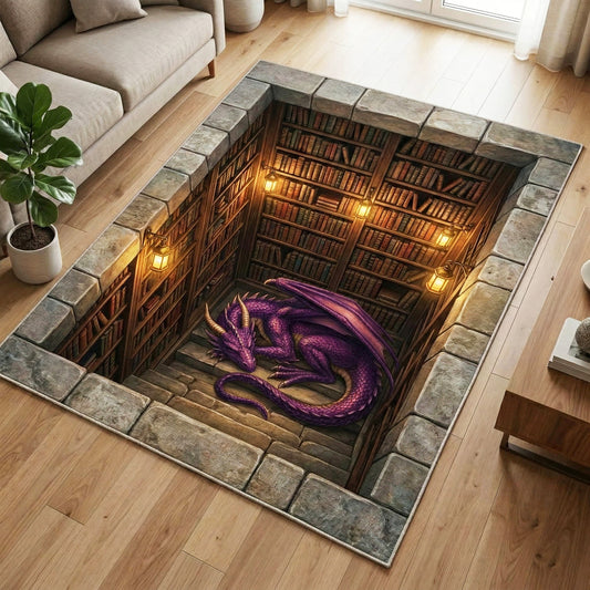 Amethyst Dragon Area Rug NCU0TV1725