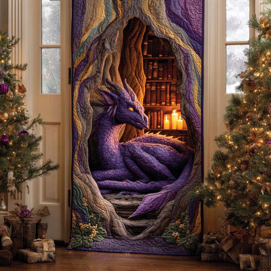 Amethyst Flame Quilted Door Cover NCU0XD1780