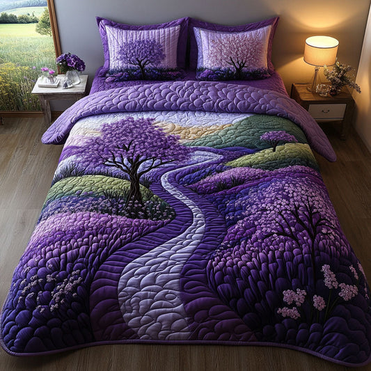 Amethyst Ridge 3-Piece Quilted Bedding Set NCU0PT7076
