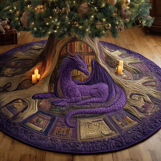Amethyst Sentinel Quilted Tree Skirt NCU0XD1392