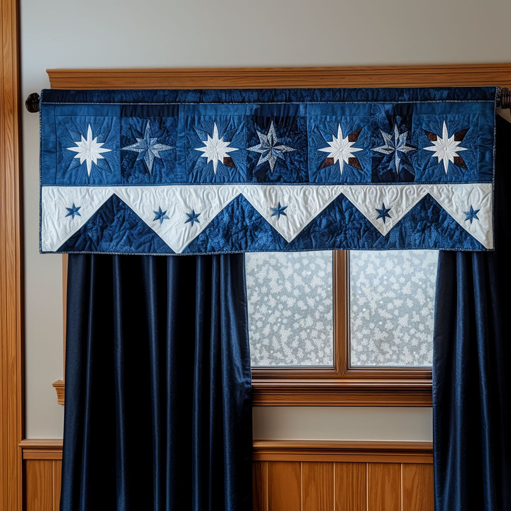 Amish Star Elegance Quilted Valance NCU0PT4208