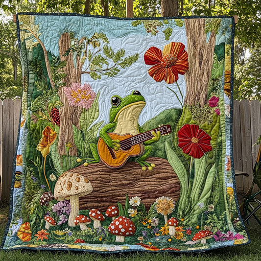 Amphibian Jam Quilted Blanket NCU0PT7160
