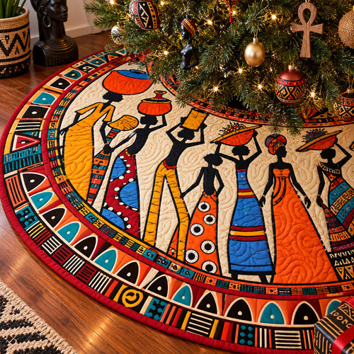 Ancestral Grace Christmas Quilted Tree Skirt NCU0PT12080