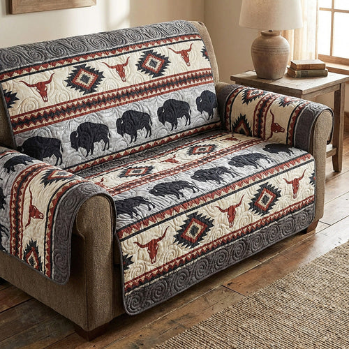 Ancestral Plains Quilted Sofa Cover NCU0TV1614