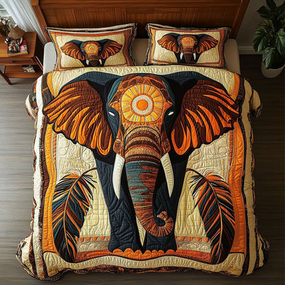 Ancestral Wisdom 3-Piece Quilted Bedding Set NCU0PT7259