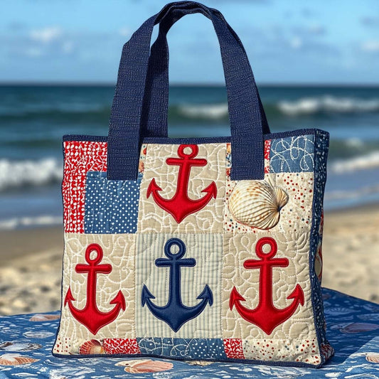 Anchor Love Quilted Tote Bag NCU0NT9247