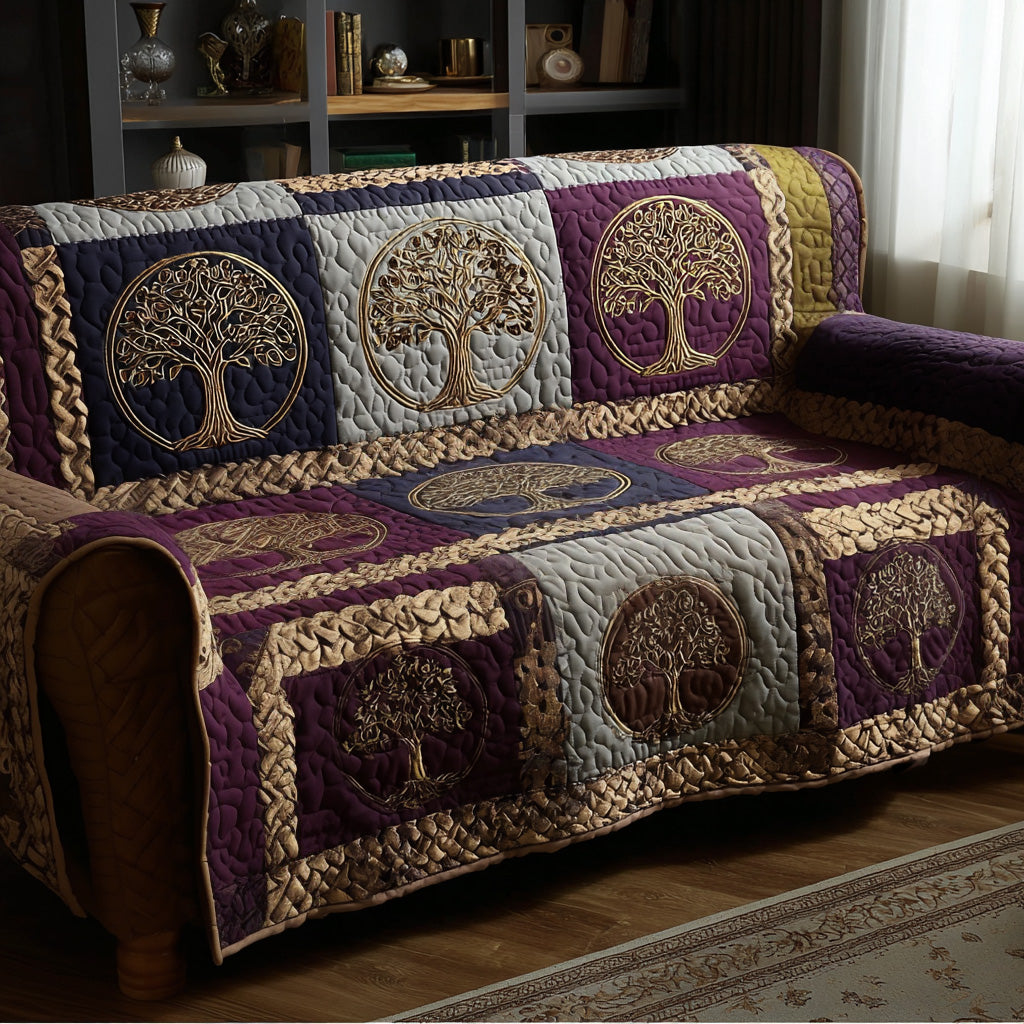 Ancient Canopy Quilted Sofa Cover NCU0PT11319