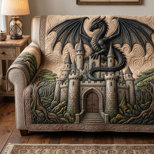 Ancient Dragon Quilted Sofa Cover NCU0TD2586