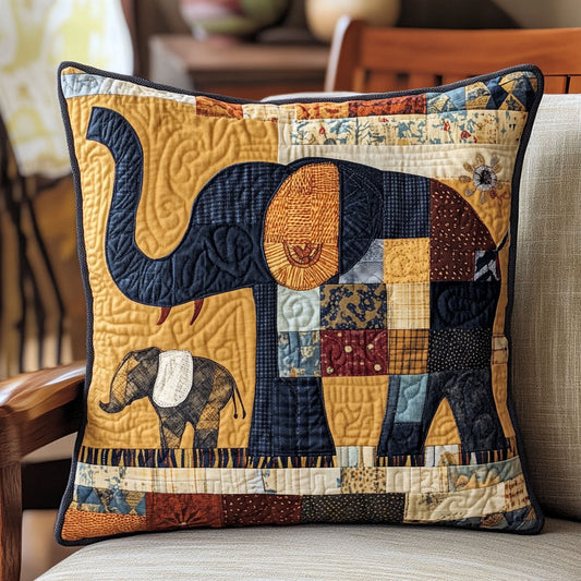 Ancient Footprints Quilted Pillow Case NCU0PT7579