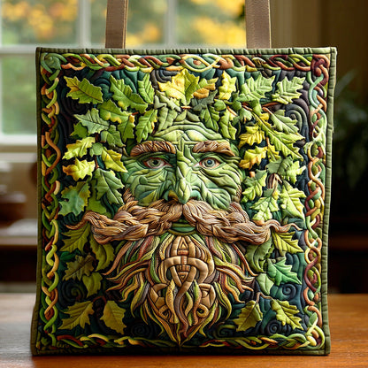 Ancient Forest Lord Quilted Tote Bag NCU0TD1164
