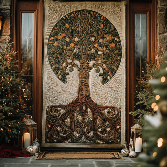 Ancient Harmony Quilted Door Cover NCU0DV8403